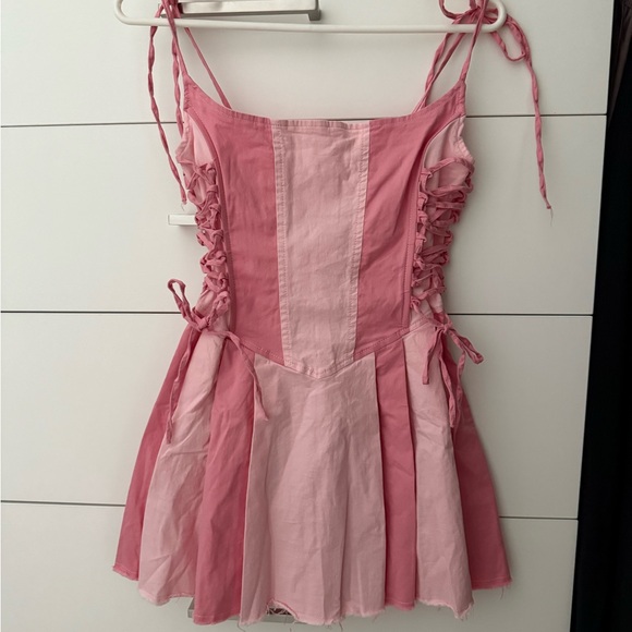 Dolls Kill Dresses & Skirts - BNWT DOLLS KILL Pink Corset-Style Dress